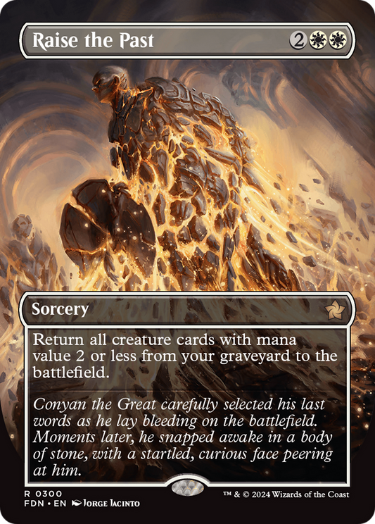 Raise the Past (FDN-300) - Foundations (Borderless) Foil