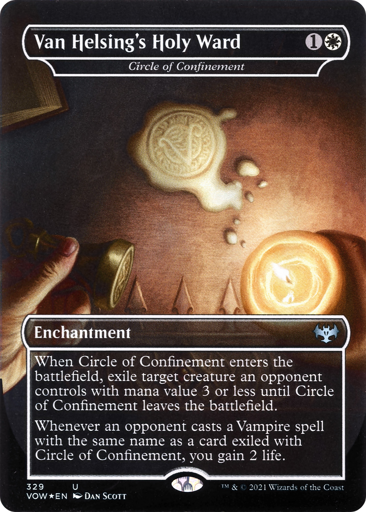 Circle of Confinement (VOW-329) - Innistrad: Crimson Vow / Van Helsing's Holy Ward (Borderless)