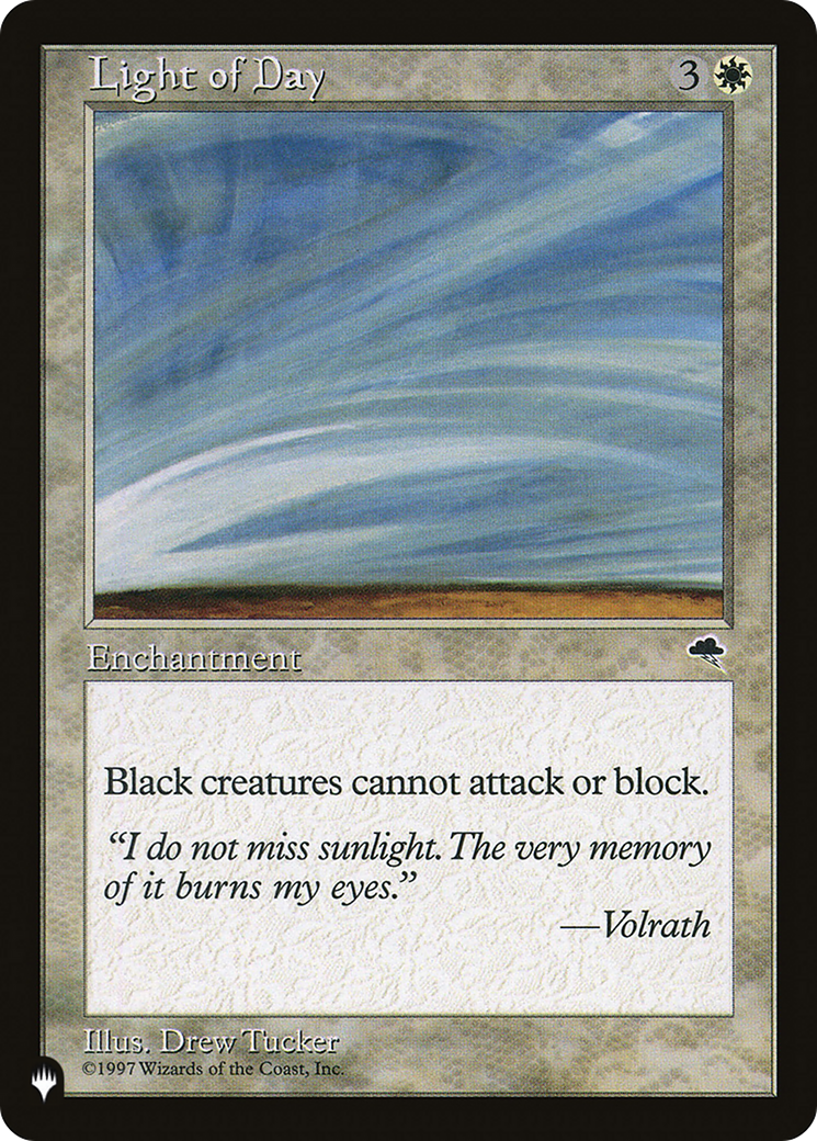Light of Day (LIST-TMP-27) - The List