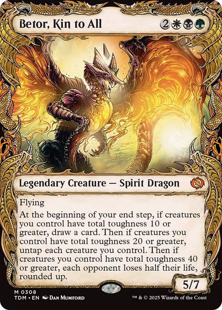 Betor, Kin to All (TDM-308) - Tarkir: Dragonstorm: (Showcase)