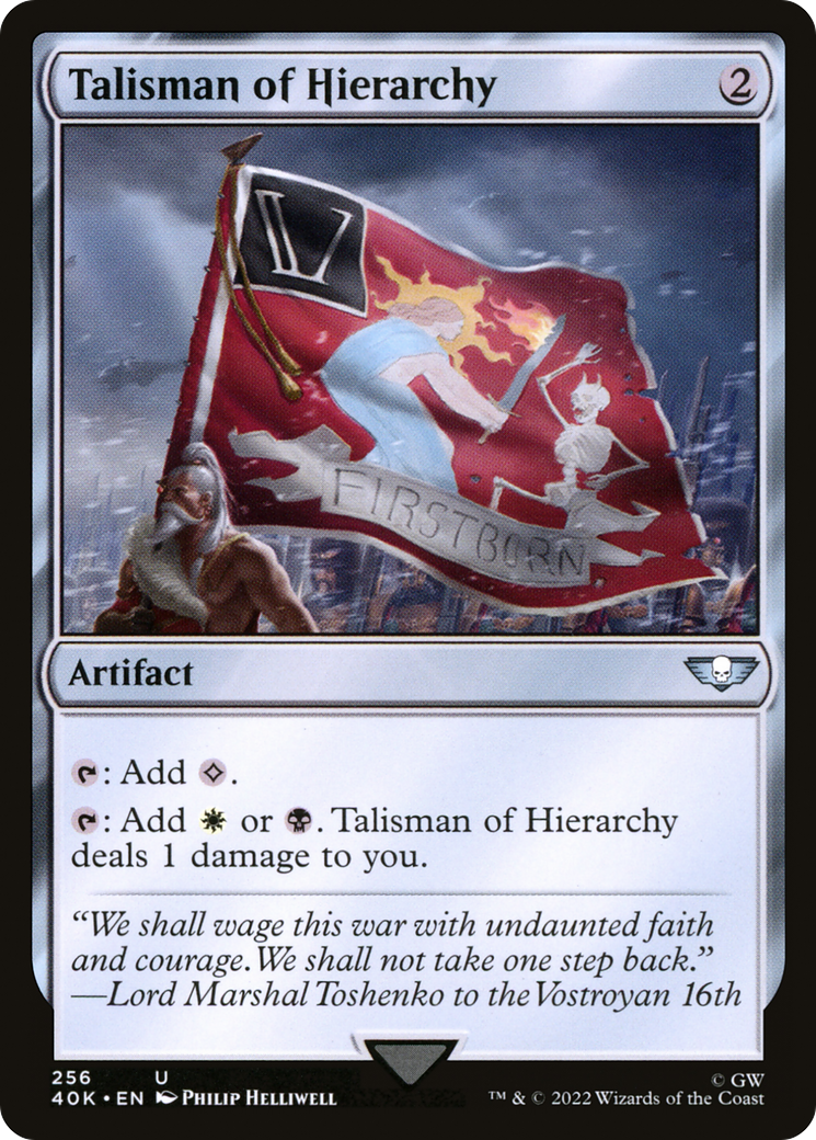 Talisman of Hierarchy (40K-256) - Warhammer 40,000 Commander