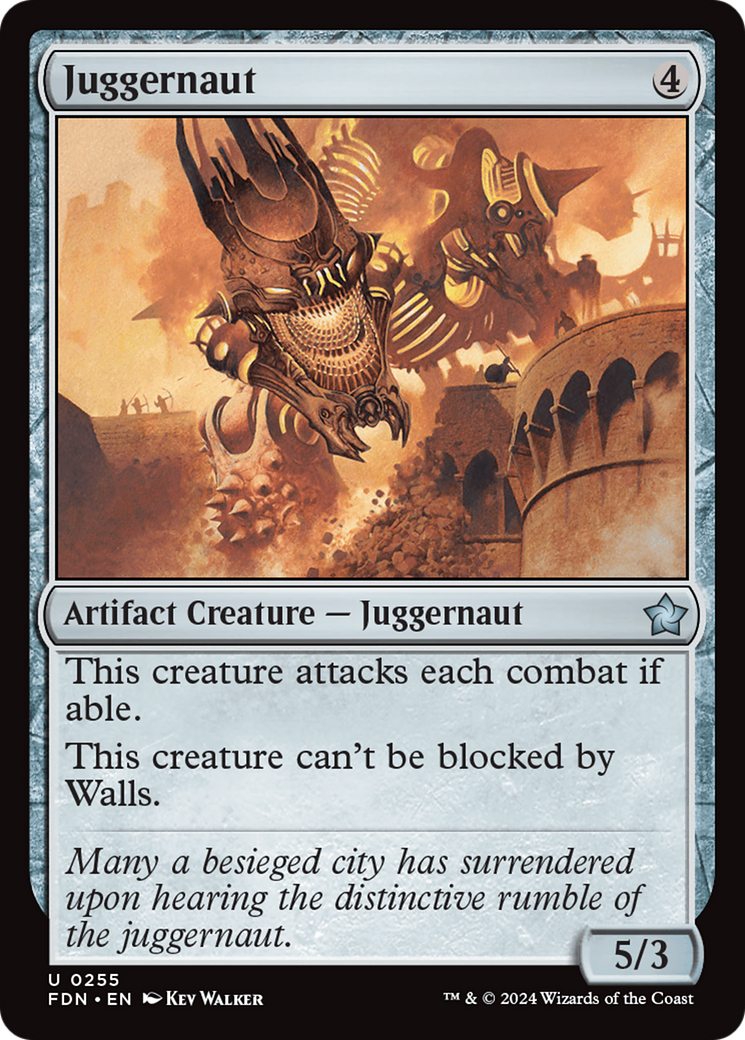 Juggernaut (FDN-255) - Foundations Foil