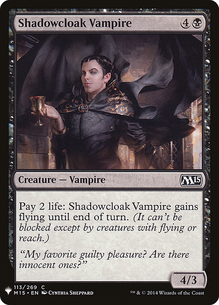 Shadowcloak Vampire (LIST-M15-113) - The List