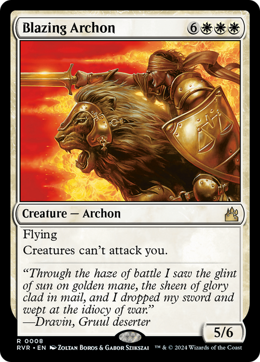 Blazing Archon (RVR-008) - Ravnica Remastered