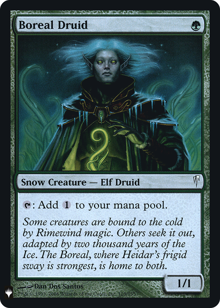 Boreal Druid (LIST-CSP-105) - The List Foil