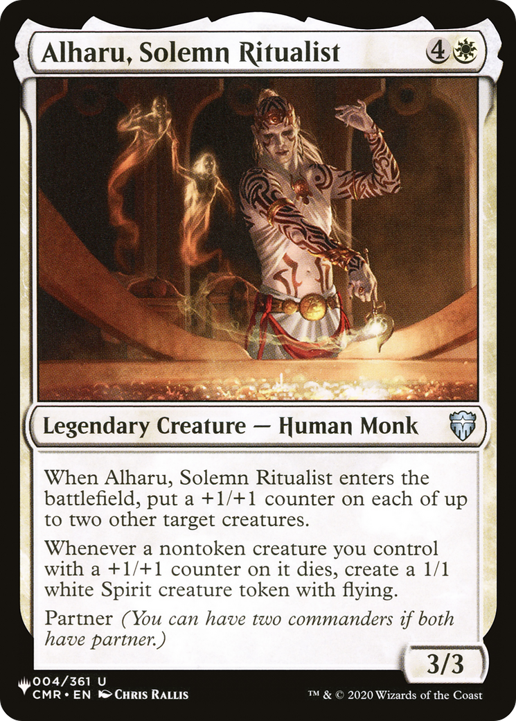 Alharu, Solemn Ritualist (LIST-CMR-4) - The List