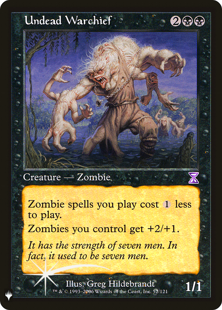 Undead Warchief (LIST-TSB-52) - The List Foil
