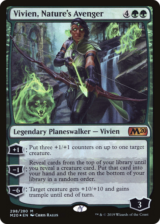 Vivien, Nature's Avenger (M20-298) - Core Set 2020 Foil