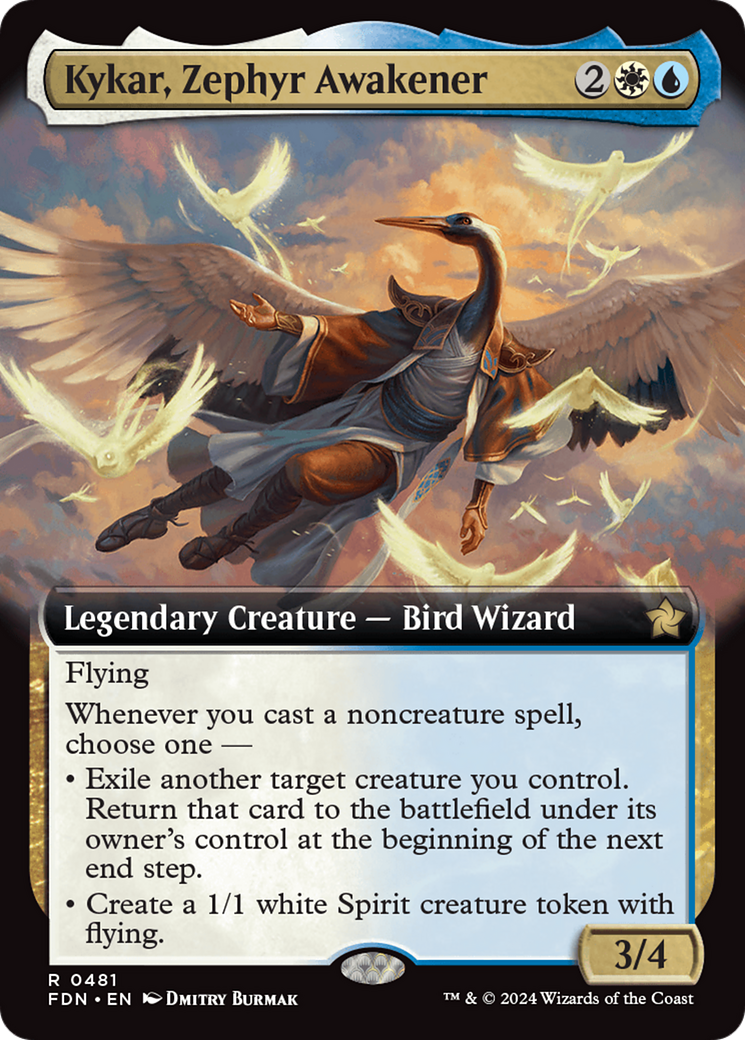 Kykar, Zephyr Awakener (FDN-481) - Foundations: (Extended Art)