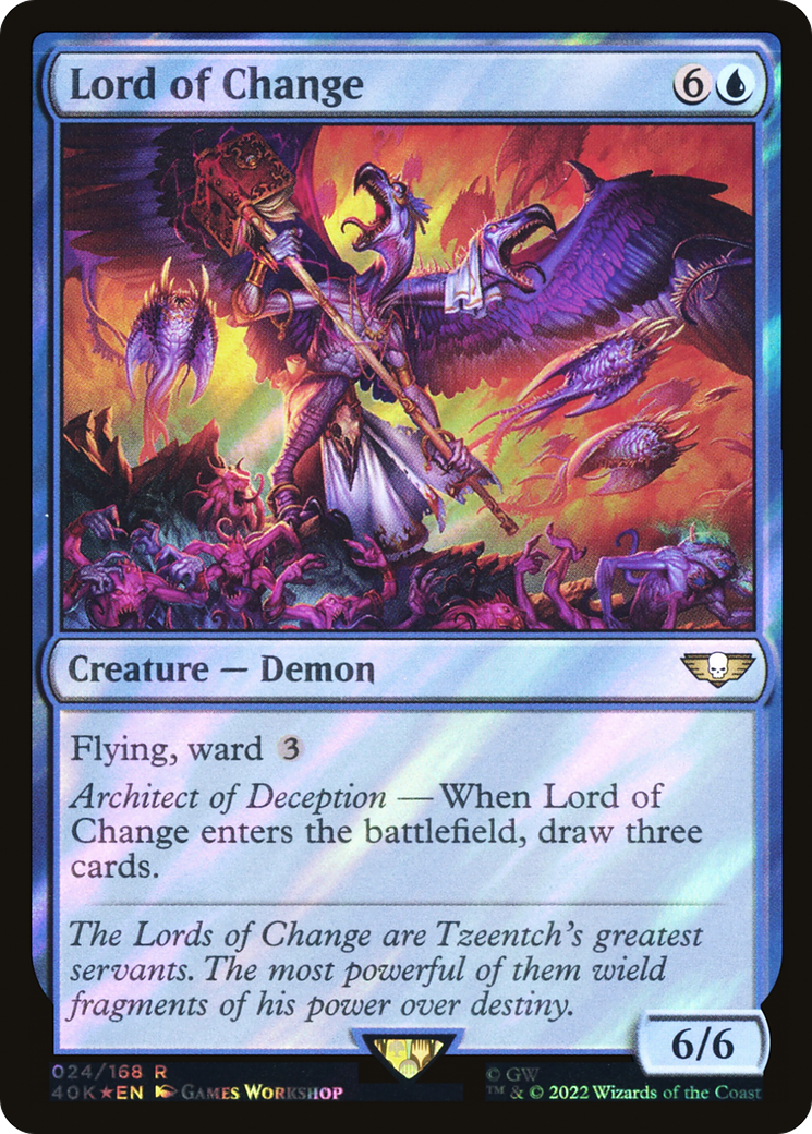 Lord of Change (40K-24★) - Warhammer 40,000 Commander Foil