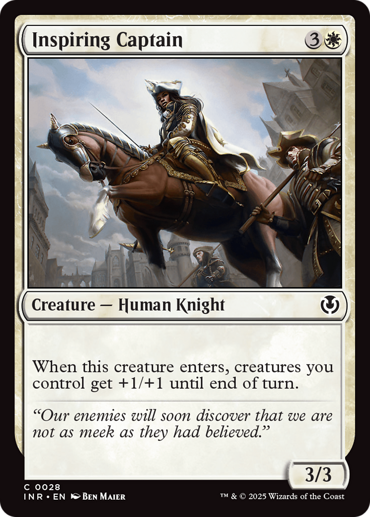 Inspiring Captain (INR-028) - Innistrad Remastered