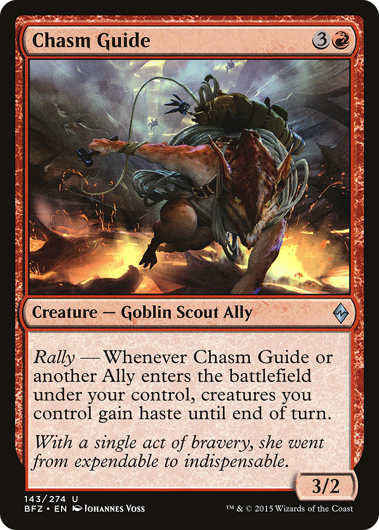 Chasm Guide (BFZ-143) - Battle for Zendikar Foil