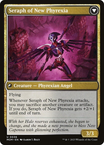 Seraph of New Capenna // Seraph of New Phyrexia (MOM-036) - March of the Machine Foil