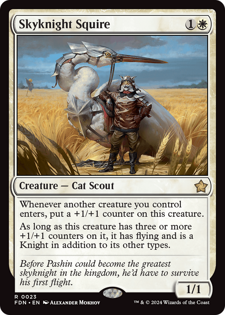 Skyknight Squire (FDN-023) - Foundations