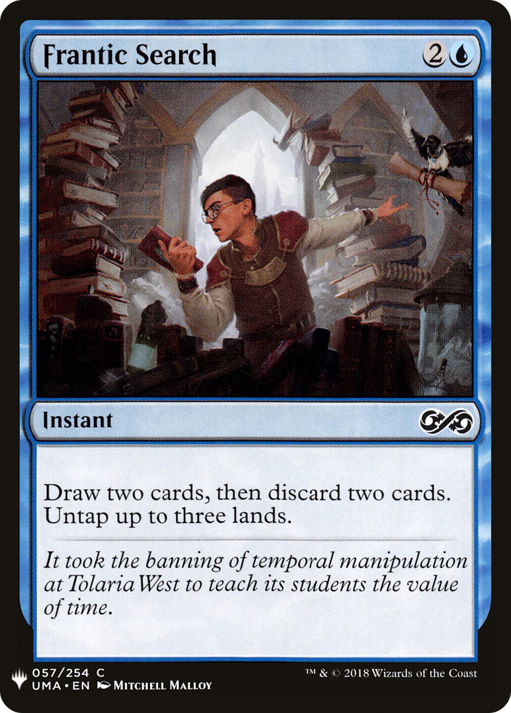 Frantic Search (LIST-UMA-57) - The List