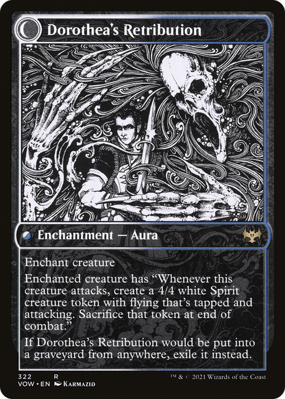 Dorothea, Vengeful Victim // Dorothea's Retribution (VOW-322) - Innistrad: Crimson Vow: (Showcase, Double Faced Transform)