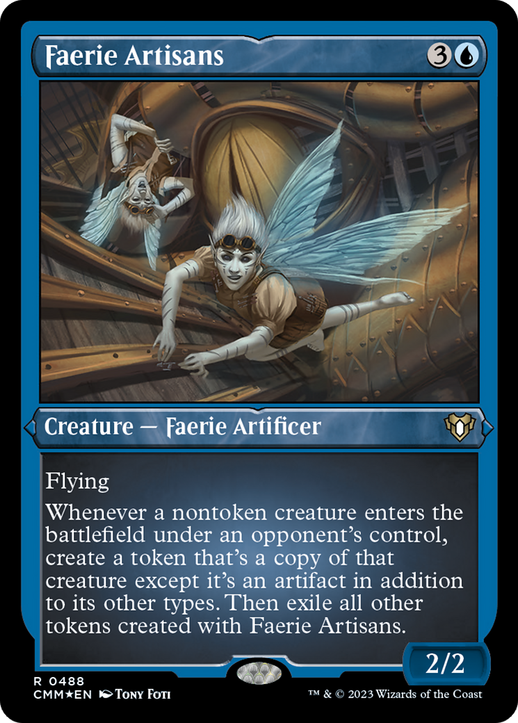 Faerie Artisans (CMM-488) - Commander Masters Etched Foil