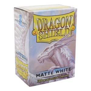 Dragon Shield Sleeves Standard - Box 100 - White MATTE