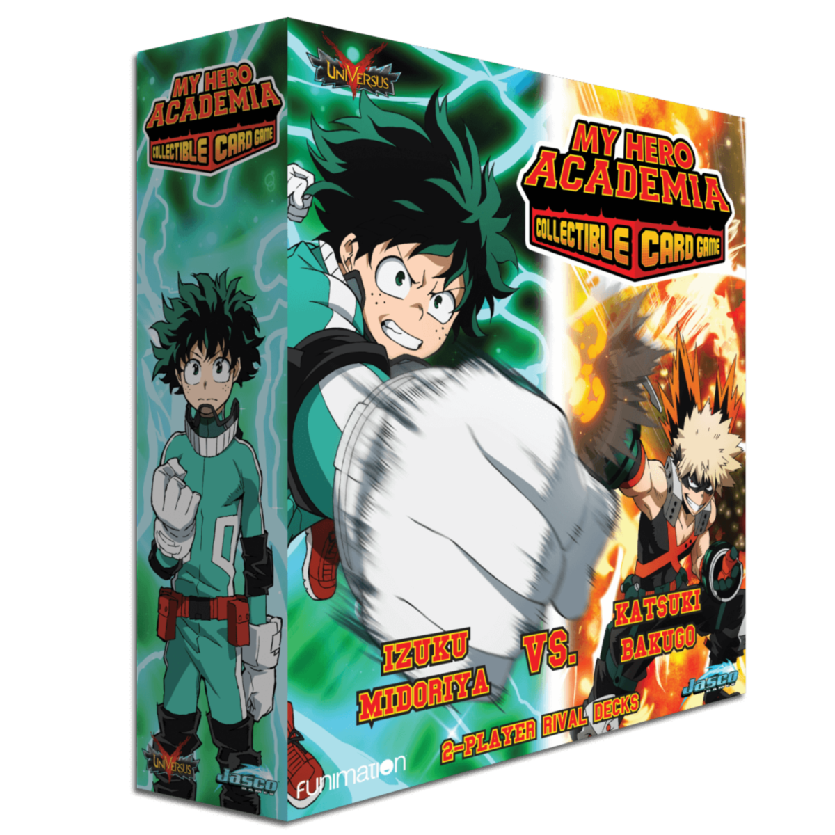 My Hero Academia Collectible Card Game Izuku Midoriya vs Katsuki Bakugo 2-Play Rival Decks