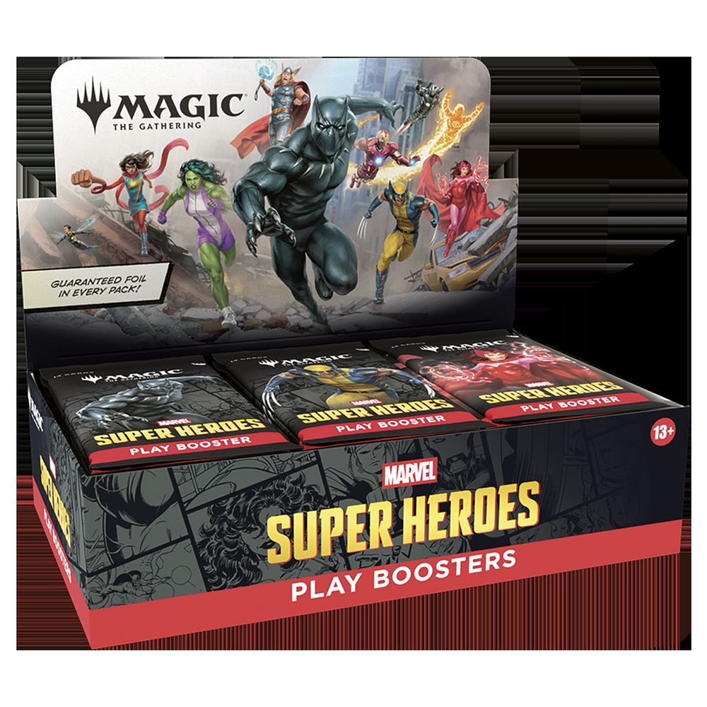 PREORDER! Magic Marvel Super Heroes - Play Booster Display