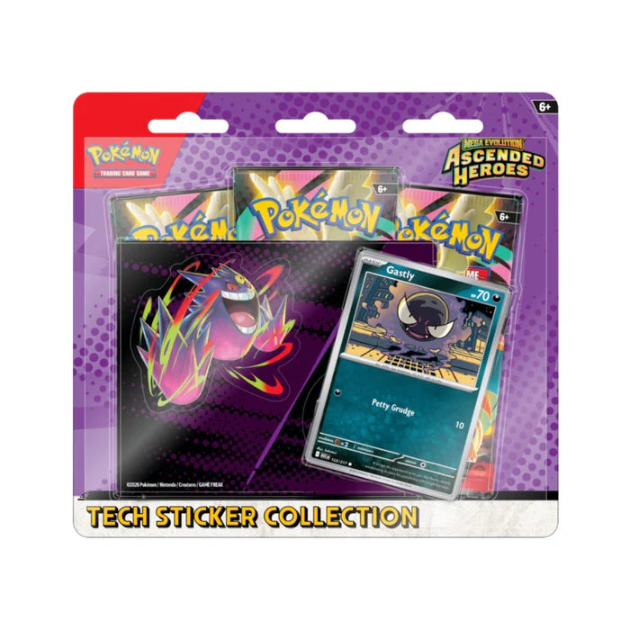 Pokemon TCG: Ascended Heroes Tech Sticker Collection - Gastly