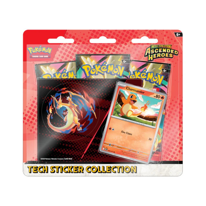 Pokemon TCG: Ascended Heroes Tech Sticker Collection - Charmander