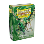Dragon Shield: 60 Japanese Size Sleeves – Matte – Emerald
