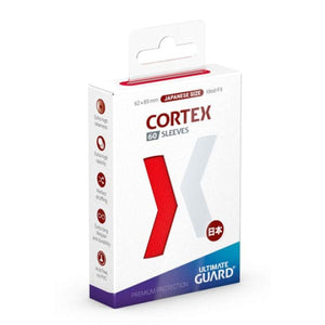 Ultimate Guard: Japanese Size Sleeves – Cortex – Red (60)