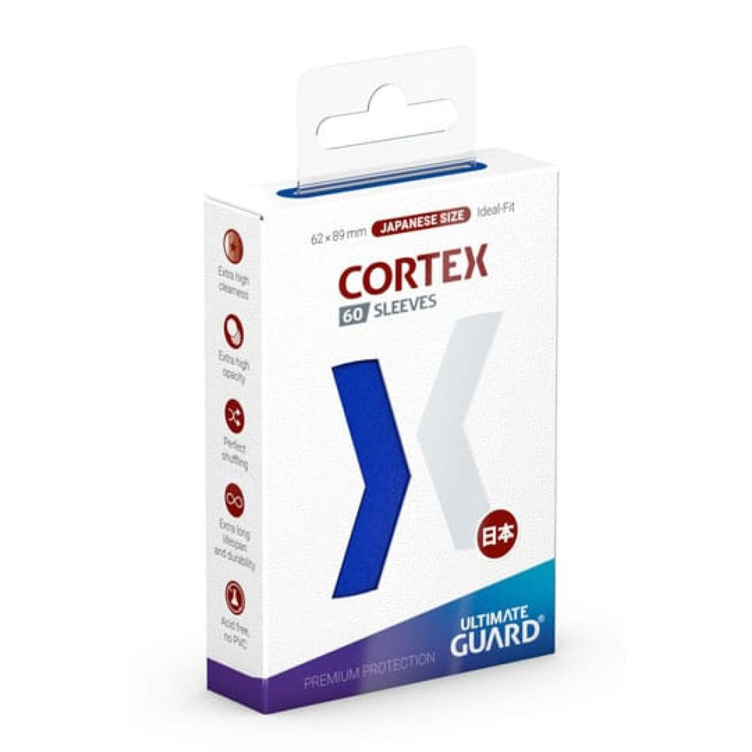 Ultimate Guard: Japanese Size Sleeves – Cortex – Blue (60)