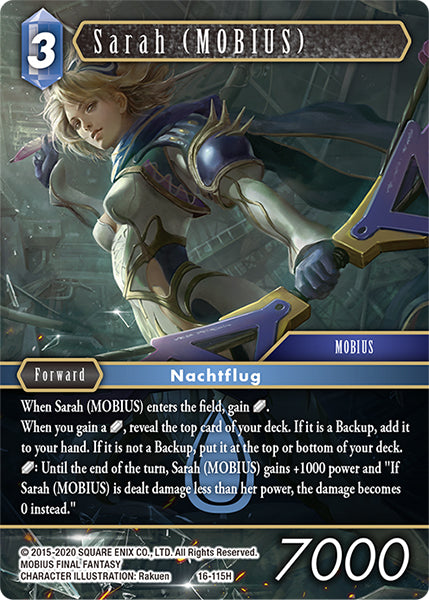 Sarah (MOBIUS) / Hero / Opus XVI