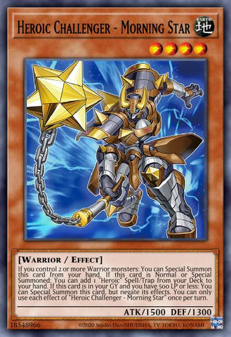 Heroic Challenger - Morning Star / DIFO / Common / 1st Edition