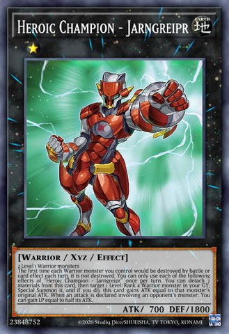 Heroic Champion - Jarngreipr / DIFO / Common / 1st Edition