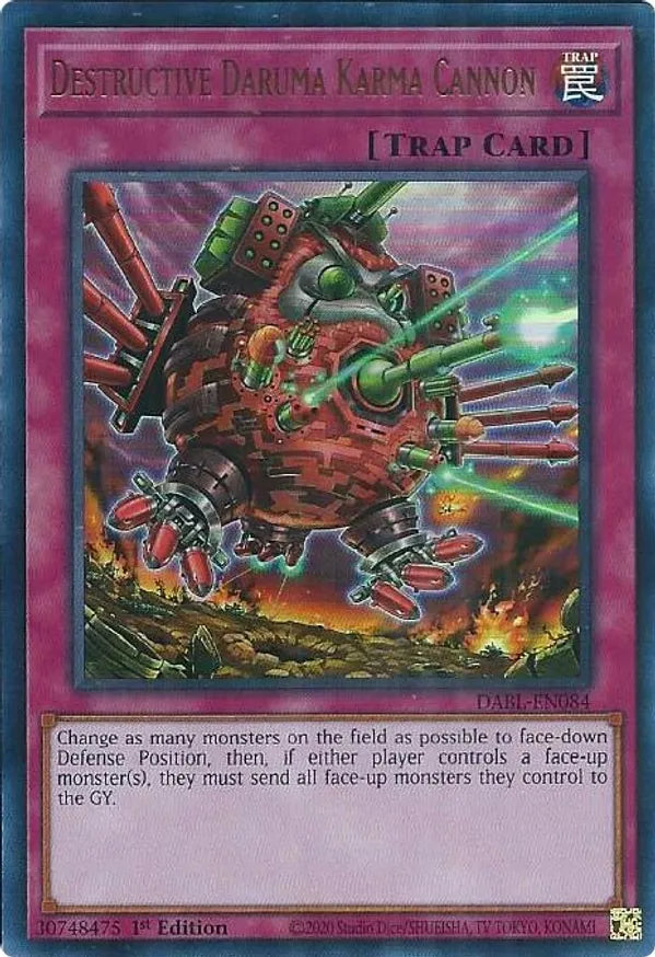 Destructive Daruma Karma Cannon / Ultra Rare / BABL / 1st Edition