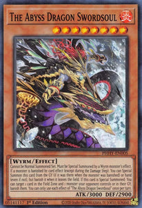 The Abyss Dragon Swordsoul / Super Rare / PHHY / 1st Edition