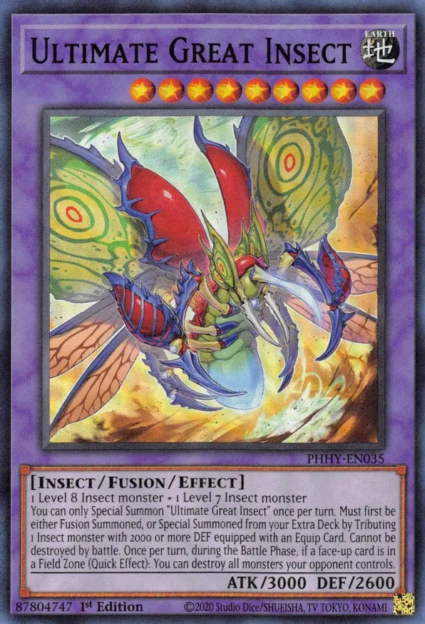 Ultimate Great Insect / Super Rare / PHHY / 1st Edition