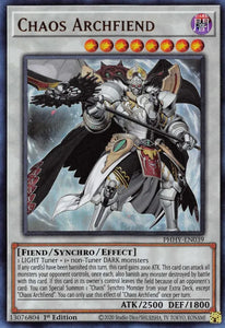 Chaos Archfiend / Ultra Rare / PHHY / 1st Edition