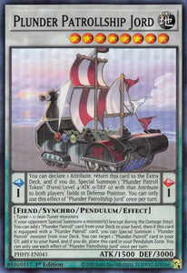 Plunder Patrollship Jord / Super Rare / PHHY / 1st Edition