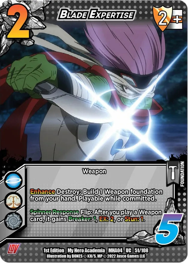 Blade Expertise / Uncommon / MHA4 / 1st Edition