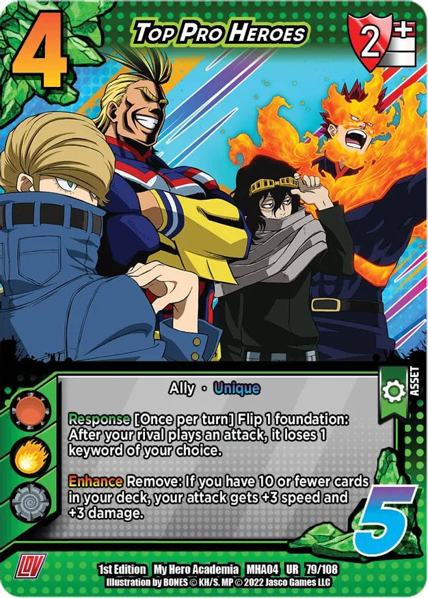 Top Pro Heroes / Ultra Rare / MHA4 / 1st Edition