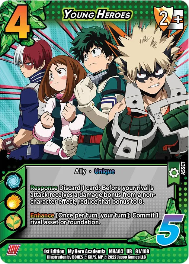 Young Heroes / Ultra Rare / MHA4 / 1st Edition
