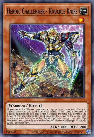 Heroic Challenger - Knuckle Sword / DIFO / Common / 1st Edition