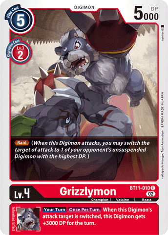 Grizzlymon / Common / BT11