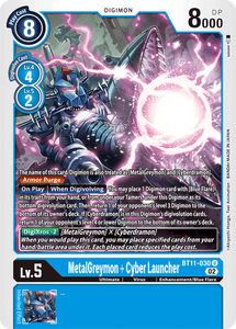 MetalGreymon + Cyber Launcher / Uncommon / BT11