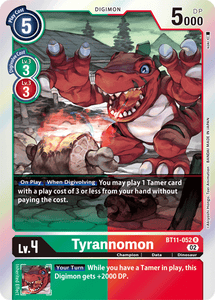 Tyrannomon / Rare / BT11