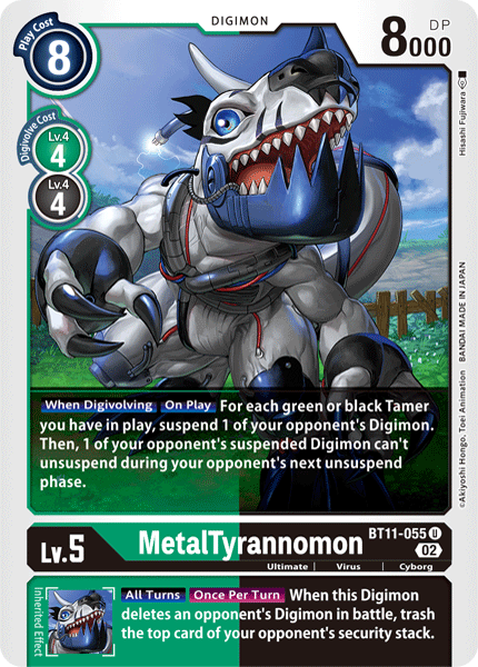 MetalTyrannomon / Uncommon / BT11