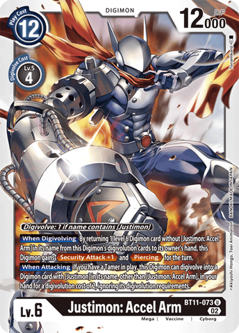 Justimon: Accel Arm / Uncommon / BT11