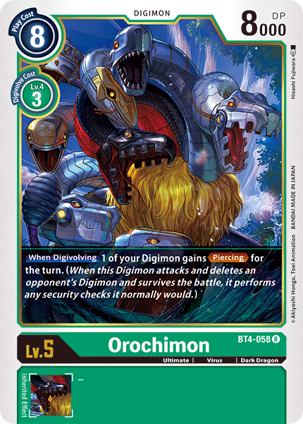 Orochimon / Rare / BT4