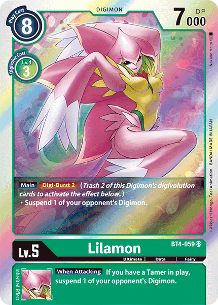 Lilamon / Super Rare / BT4