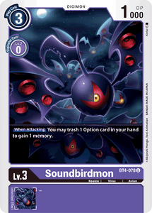 Soundbirdmon / Uncommon / BT4