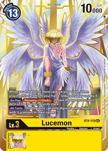 Lucemon / Secret Rare / BT4